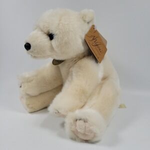 Aurora Miyoni Polar Bear 7" Plush Stuffed Animal Cream White w/ Tags
